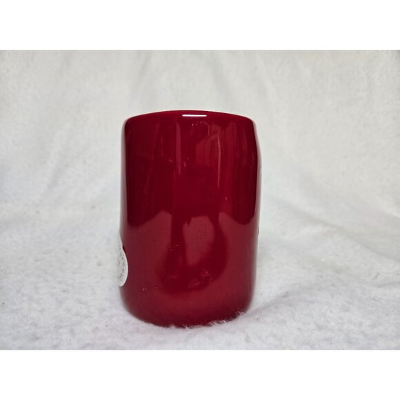 Rae Dunn Artisan JOY Mug By Magenta Red Ceramic Coffee Cup - Picture 3 of 8